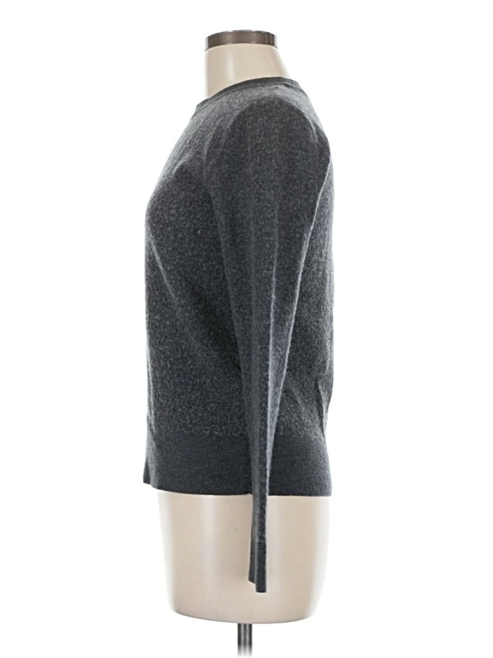 Sandro Paris Charcoal Gray Wool Blend Crewneck Sweater Size M - Picture 6 of 9